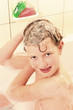 child in a bath