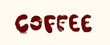 lettering coffee