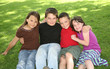Happy Healthy American Children