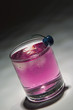 Photo: drink with blue cherry and ice drink with blue cherry and ice