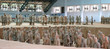 terracotta warriors army, zian, china, panorama terracotta warriors army, zian, china, panorama