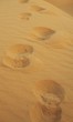 steps in sand