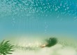 underwater beach