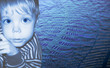 creative boy face, eyes, science backgrounds