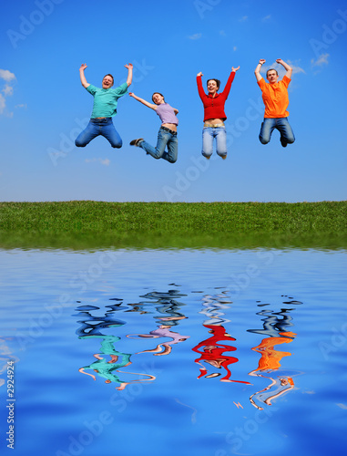 people jumping