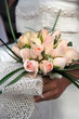 ramo de novia, flores rosas