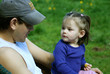 sitting on daddy's lap