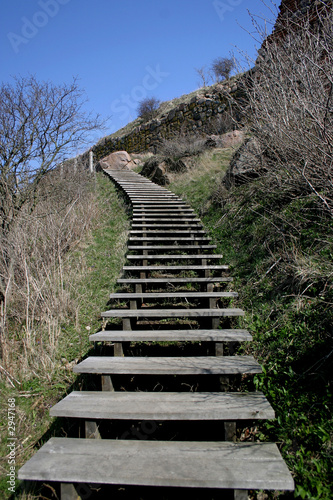 staircase to hammershus