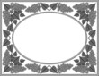 lilac frame grayscale