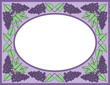 lilac frame pastel