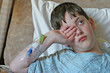 boy in the hospital