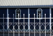 metallic fence