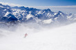 ski dans les alpes
