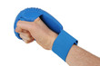 fist with karate glove