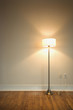 Photo: floor lamp on hardwood floor. floor lamp on hardwood floor.