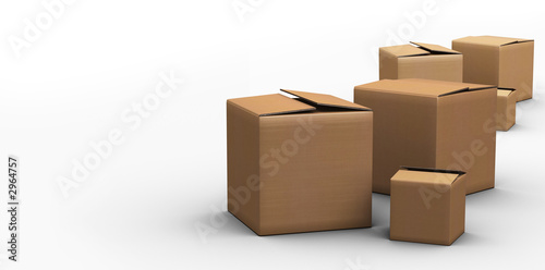 boites cartons