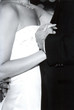 wedding dance in black and white