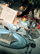 wedding table place setting