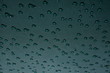 Water droplets blue
