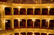 inside an old theater inside an old theater