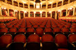inside an old theater inside an old theater