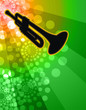 trumpet solo - night club background