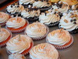 gourmet cupcakes in elegant bakery
