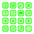 web button,at symbol