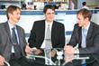 businessmens in cafe