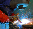 Photo: industrial steel welding industrial steel welding