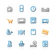 contour household e-shop icons