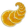orange slices (spiral)
