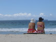 two laddies on beach