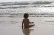 baby on the beach