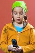 playing a video game