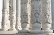 fragment of the pillars of the building 30's