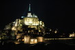 mont st michel, nuit