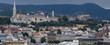 matthias church at budapest, seen from saint stephen´s basilica