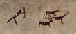 prehistoric hunter - cave painting reproduction prehistoric hunter - cave painting reproduction