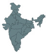 karte indien