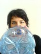 drinking water