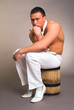 thinking the man