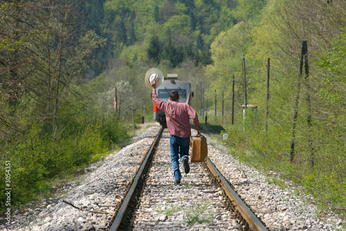 Photo: catching the train catching the train