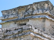 deus with feet on the top and head at the bottom of a maya templ