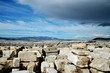 blocks at the acropolis in athens greece