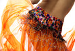 orange belly dancer