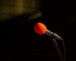 microphone on the stage