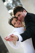 newly-married couple