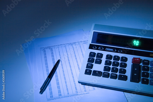 Photo: calculating calculating
