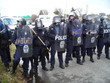 Police  line at March on the Pentagon, 2007